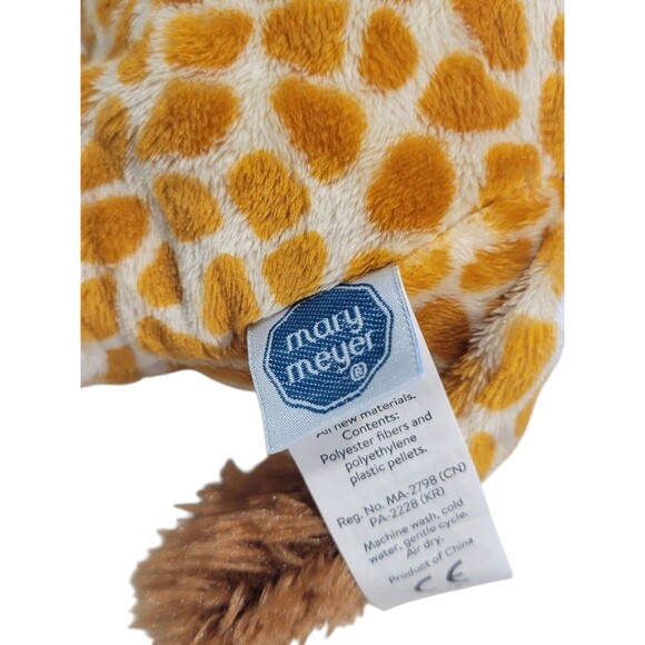 Mary Meyer Giraffe Bean Bag Plush Super Soft Stuffed Animal 14" - Picture 6 of 7